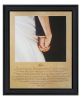 "I DO" by Artisan Bonnie Mohr , Ready to Hang Framed Print, Black Frame