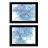 "Morning Glory" 2-Piece Vignette By Tracy Owen, Ready to Hang Framed Print, Black Frame