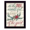 "The Most Wonderful Time" by Artisan Cindy Jacobs, Ready to Hang Framed Print, Black Frame