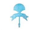 Rustic Silver Cast Iron Palm Tree Beach Hook 8""