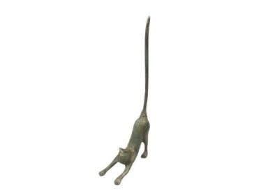 Country Rooster Paper Towel Holder (Options: Antique Bronze Cat)