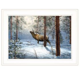 "Breaking the Silence" By Jim Hansen, Ready to Hang Framed Print, Black Frame (Color: White Frame)