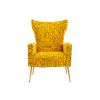 COOLMORE Accent Chair ,leisure single chair with Rose Golden feet