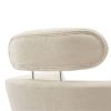 29.5"W Modern Chenille Accent Chair Armchair Upholstered Reading Chair Single Sofa Leisure Club Chair with Gold Metal Leg and Throw Pillow for Living