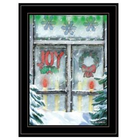 "Christmas Joy" by Ed Wargo Ready to Hang Framed Print, Black Frame (Color: Black)