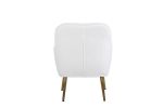 Modern Mid Century Chair velvet Sherpa Armchair for Living Room Bedroom Office Easy Assemble