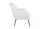 Modern Mid Century Chair velvet Sherpa Armchair for Living Room Bedroom Office Easy Assemble