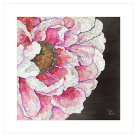 "Blooms on Black I" by Lisa Morales, Ready to Hang Framed Print, Black Frame (Option: White Frame)