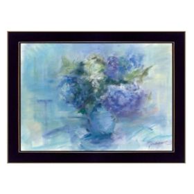 "Bouquet" By Tracy Owen, Ready to Hang Framed Print, Black Frame (Color: Black Frame)
