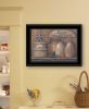 "Love Abides Here Shelf" By Pam Britton, Ready to Hang Framed Print, Black Frame