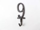 Cast Iron Number 8 Wall Hook 6""