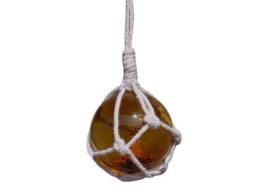 Christmas Ornament Wall Sign (Options: Amber Japanese Glass Ball)
