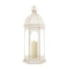 White Moroccan Style Lantern