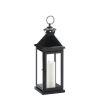SMALL GLOSSY BLACK LANTERN