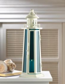 White Moroccan Style Lantern (Options: Nautical Candle)