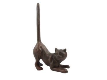 Country Rooster Paper Towel Holder (Options: Rustic Copper Cat)