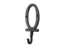 Cast Iron Number 8 Wall Hook 6""