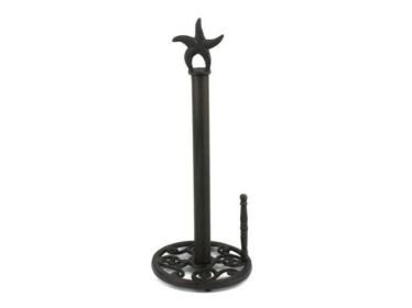 Country Rooster Paper Towel Holder (Options: Cast Iron Starfish)