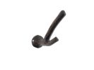 Cast Iron Tree Branch Double Decorative Metal Wall Hooks 5""
