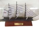 Flying Dutchman Model Ship in a Glass Bottle 11""
