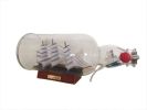 Flying Dutchman Model Ship in a Glass Bottle 11""
